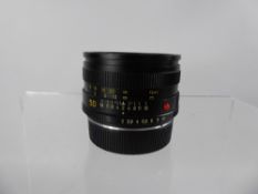 Leica 50/2 Summicron R, Lens, nr 3352365, (nof).