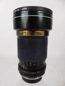 Tamron Lens 180/25 LD/1F 35th Anniv and Teleview P/K Adaptor.