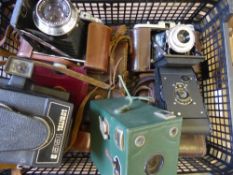 A Box of Miscellaneous Cameras, including Solida III, Nettar 517/16, VPK Autographic 127 & Stylus,