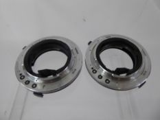 2 x Pentax P/KA Tamron Adaptall Lens Mounts.