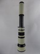 Danubia 650-1300mm Zoom Lens, in the original case and box.