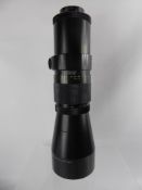 Pentacon 6 500/5.6 Camera Lens, together with case.