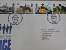 GB Commemorative Covers, in four albums and loose.