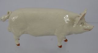 A Beswick Figure of a Boar, C.H. Wallboy-53, approx 18 cms long.