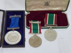 Miscellaneous Medals, including Women's Voluntary Service Medal, Bedford School medal and a WWII