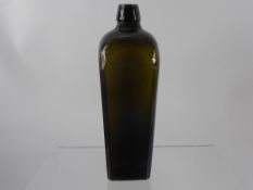 Two Antique Gin Bottles, approx 14 cms.