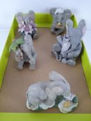 A Collection of Five Tuskers Elephants, including 