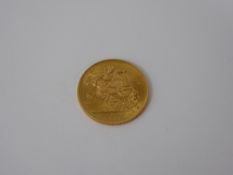1963 Queen Elizabeth Gold Full Sovereign.
