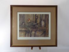 Limited Edition Print Bryan Hanlon, entitled 'Spring Cleaning' nr 201/850, approx 45 x 36 cms,