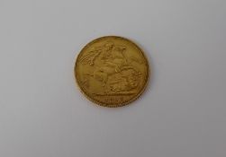 1888 Queen Victoria Gold Full Sovereign.