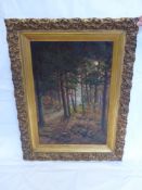 Wiliam Gray (British) 19th Century Oil on Canvas, depicting 'Autumnal Foragers', signed lower right,