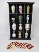 Twelve Miniature Replica's of The Treasures of The Imperial Dynasties, together with certificates