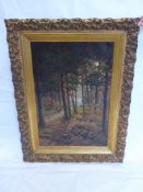 Wiliam Gray (British) 19th Century Oil on Canvas, depicting 'Autumnal Scene', signed lower right,