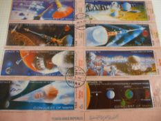 A Box of All-World Stamps, loose and in packets, including a large quantity of Cosmic interest.