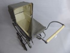 A Vintage Coach Built Leeway Childs Pram, in grey.