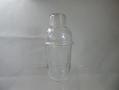 An Antique Cut Glass Cocktail Shaker.