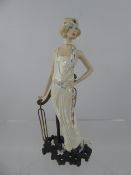 A Fine Porcelain Windsor Albany England 'Waldorf' Figurine, approx 20 cms.