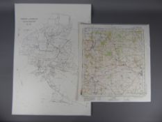 Approx 40 Photocopied Historical Reference Maps of the local area, detailing land and owners,