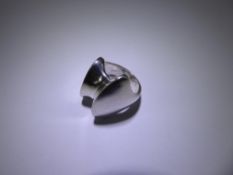 A Georg Jenson Henning Koppel (1918 -1981) Silver Ring, Pattern nr 140, size K, approx 20 gms.