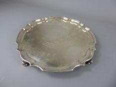 A Silver Presentation Tray, Birmingham hallmark, dated 1962, mm JBC & S, inscribed Singapore Turf