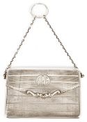 A silver Mappin and Webb card case/purse hallmarked Birmingham 1919, the engine turned ladies