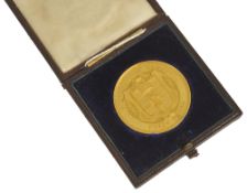 A 22ct gold University of London Bachelor of Surgery Prize Medal Presented to Henry Betham