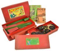 A selection of Meccano accessory outfits, to include boxed sets of No.1, 1A, 2A, 3A, 4A, a/f, (5)