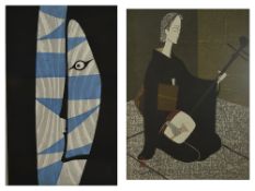 Takumi Shinagawa (Japanese 1908 - 2009)Kabuki Actor (Halyu) woodblock print, signed in pencil