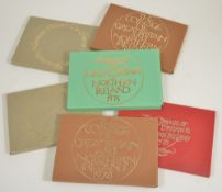 Seven sets of 1973, 1974, 1975 and 1976 Coinage of GB and NIeach set of six coins in original