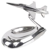 An Eichholtz ashtray of a fighter jet