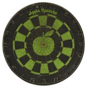 An original late 1960s Apple Records promotional dartboard,