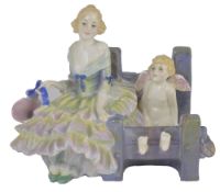 A Royal Doulton 'Love locked in' figure group, HN1475
