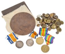 PTE. R.W Harvey and SPR. V.E Wright military medals