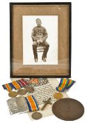 C.Q.M. SJT. W. Farquharson and PTE. A. Farquharson military medals