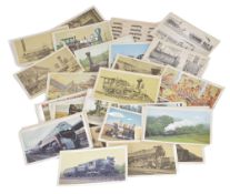 A set of 39 Whyte's Classification System 'Types of Steam Locomotives' cards
