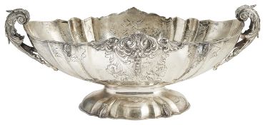 An Italian 20th Century silver centrepiece