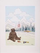 Smilby, Francis Wilford-Smith (British 1927 – 2009) cartoon for Playboy “Do Not Feed The Bears ...