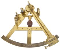 An interesting brass 12-inch sextant by Jesse Ramsden bearing name plate Duke of Clarence, third