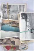 A collection of vintage 20th century postcards dating from the earlier part of the 20th century to