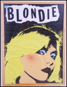 Musical Interest. A 20th century Blondie poster be