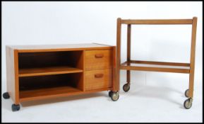 A retro 20th century G Plan teak wood entertainmen