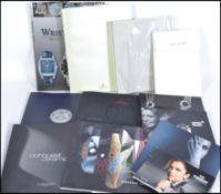A quantity of various watch and pen catalogues / b