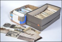 Two boxes of UK postcards. Vintage (x575 apprx) wi