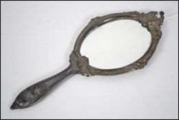 A 19th century brass and white metal ladies dressi