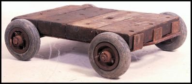 An unusual mid century gold bullion Industrial tro