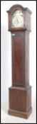 A 20th century oak cased granddaughter clock by Ke