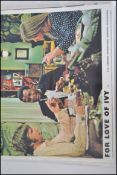 A good collection of original 8x10 Cinema film advertising lobby cards to include For Love of Ivy,