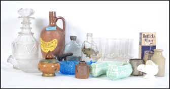 A collection of early 20th century vintage baby bottles to include examples by Match Strike along