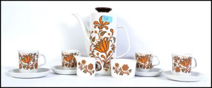 A retro 1950's JG Meakin mid century coffee / tea