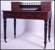 A Victorian 19th century mahogany dickens desk - w